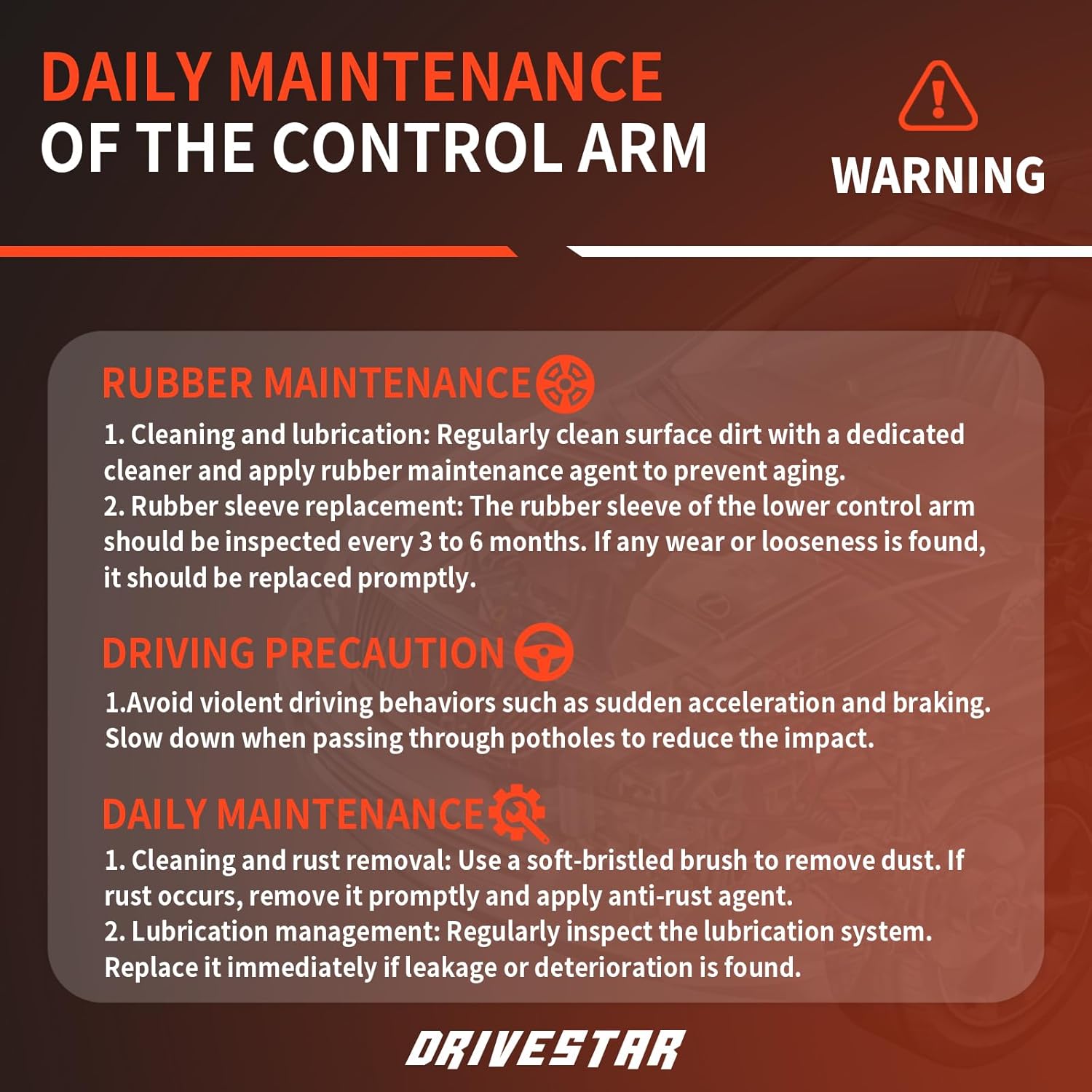 DRIVESTAR Front Lower Control Arm with Ball Joint & Bushing Compatible for Nissan Pathfinder 2013-2019, Infiniti QX60 2014-2019, JX35 2013, Sway Bar End Links, K623063 K623064 K750282 K750283, 4PCS