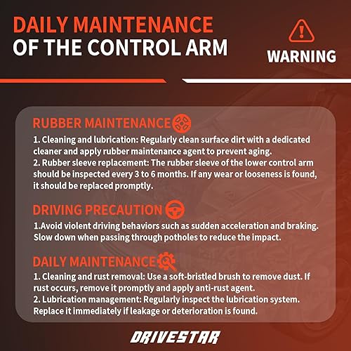 Miniatura 6 de DRIVESTAR K6693 K6696 - 4 juntas esféricas delanteras inferiores y superiores, para GMC Sierra 2500 HD 2001-2010, 2001-2007 para GMC Sierra 3500