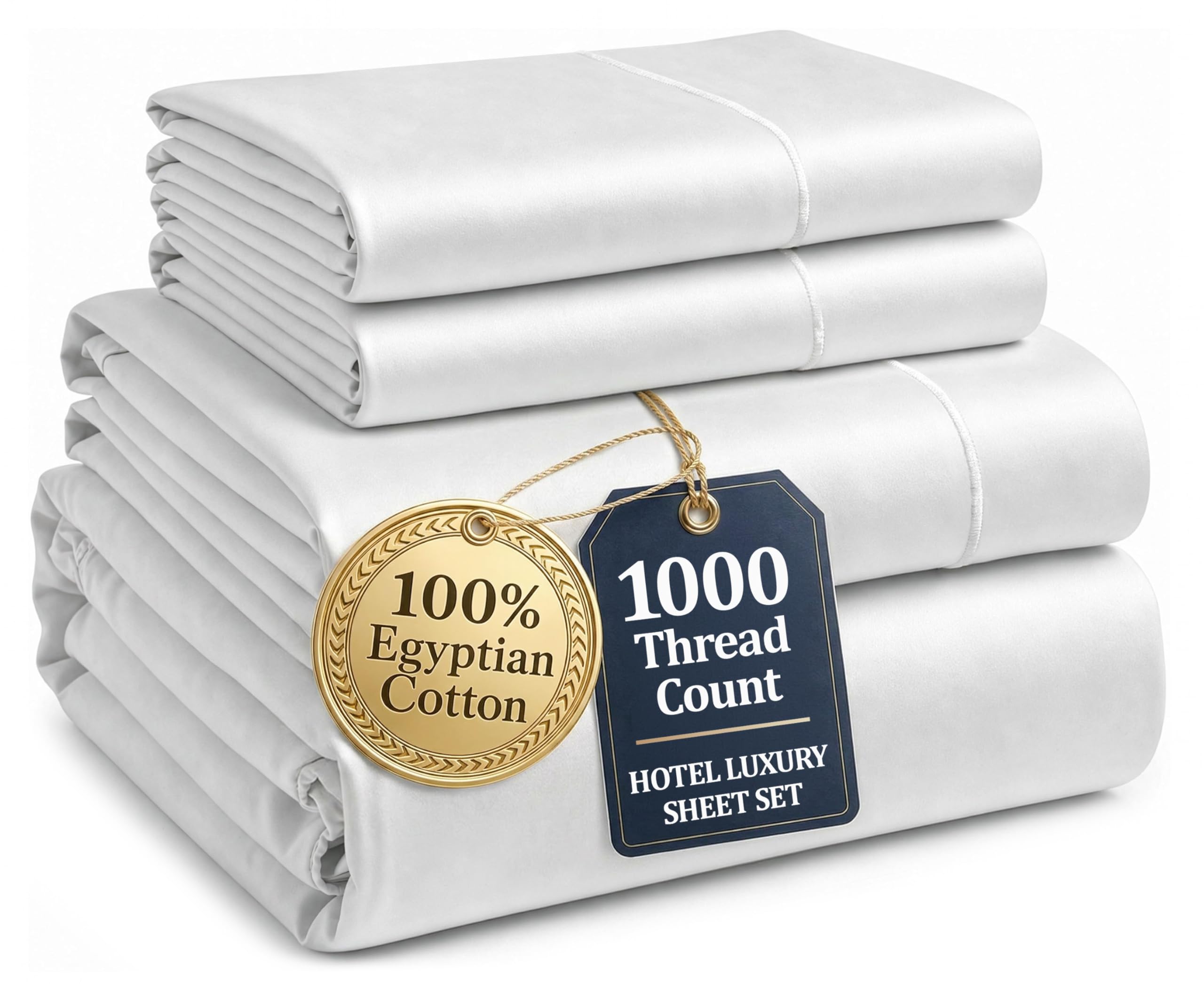 LANE LINEN Egyptian Cotton Sheets King