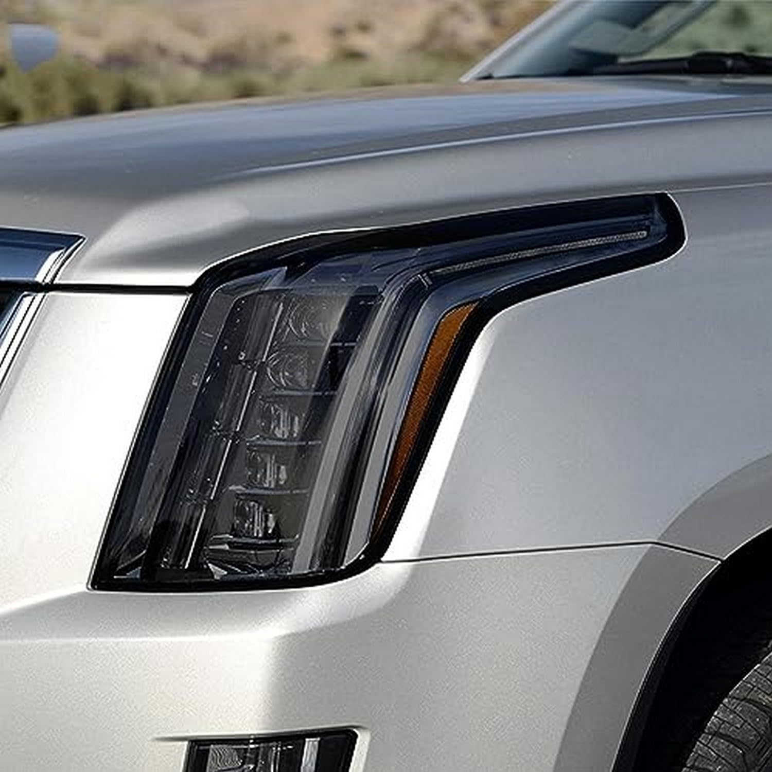 Film TPU phare Cadillac Escalade protection anti-rayures fumée