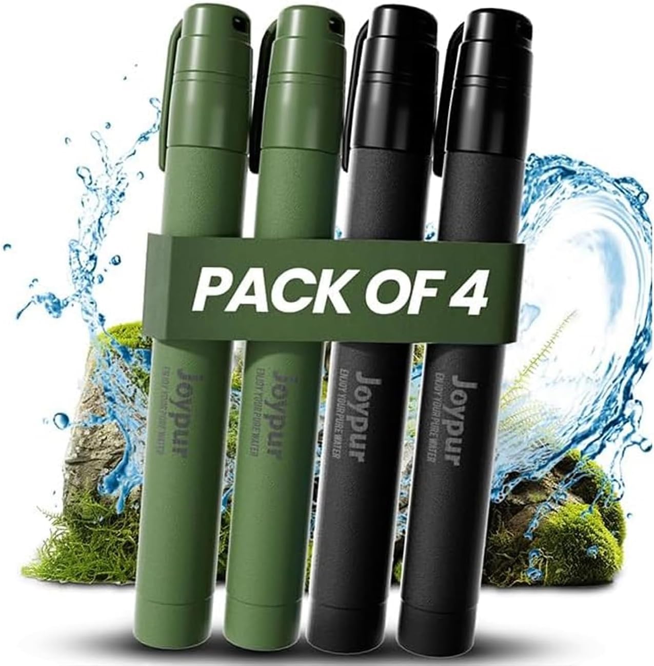 Portable Water Filter Straw Survival, Essential Camping & Hiking Gear, Water Purification Straw for Travel, Biking and Emergency Preparedness - Image 8