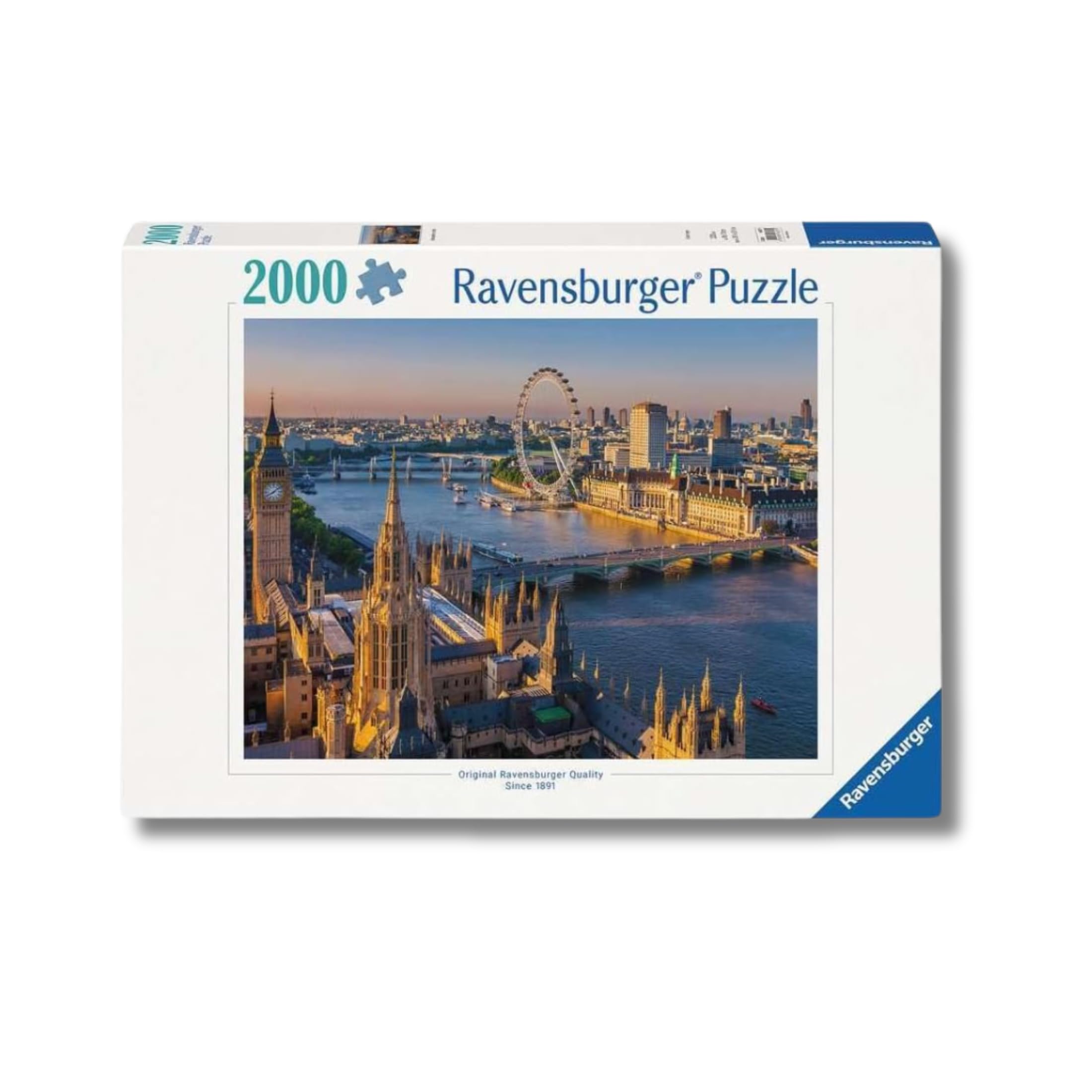 Ravensburger - Puzzle 2000 Pezzi Atmosfera Londinese | Puzzle 2000 Pezzi | Rompicapo Adulti E Bambini Dai 14 Anni In Su | Regalo Per Bambini E Adulti | Misure 98x75cm