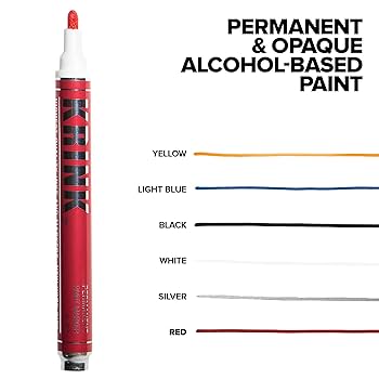 KRINK K-42 [6本セット] Amazon.com: Krink K-42 6 Piece Paint Marker Set - Vibrant