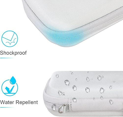 Vista 3 de Lacdo Funda rígida de transporte para Samsung T7 Shield/Samsung T7 / Touch unidades de estado sólido portátiles de 500 GB 1 TB 2 TB 4 TB USB 3.2 SSD