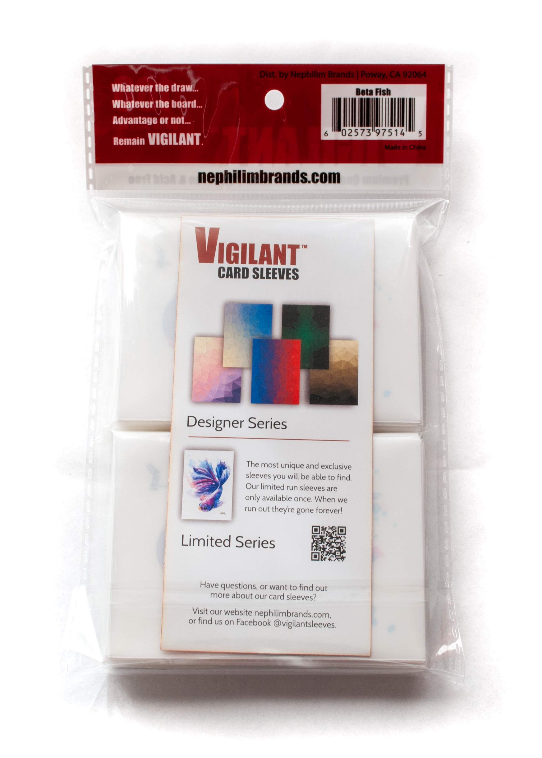 Vigiliant Card Sleeves, 100 Count, Standard Size, Limited Art Print