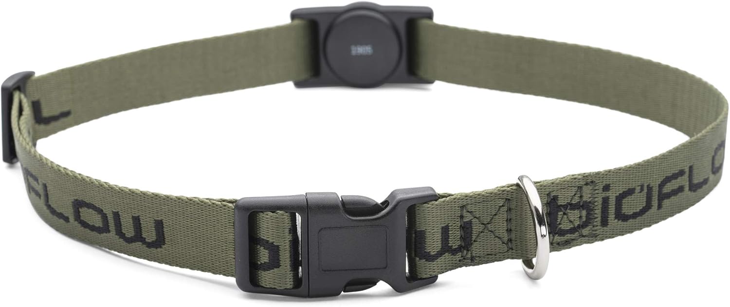 Bioflow Dog Collar Olive Small (up to 45cm) Amazon.co.uk Pet Supplies