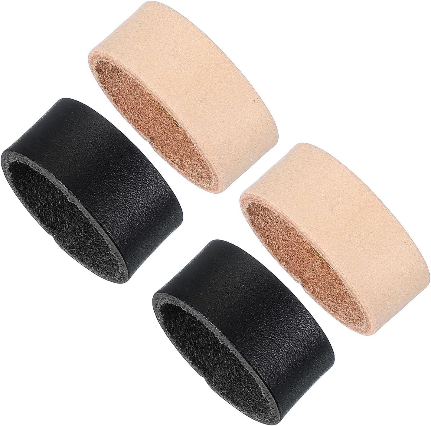 PATIKIL Leather Loop Keeper Leather Loops Belt Keeper Loops Retainer Straps Replacement