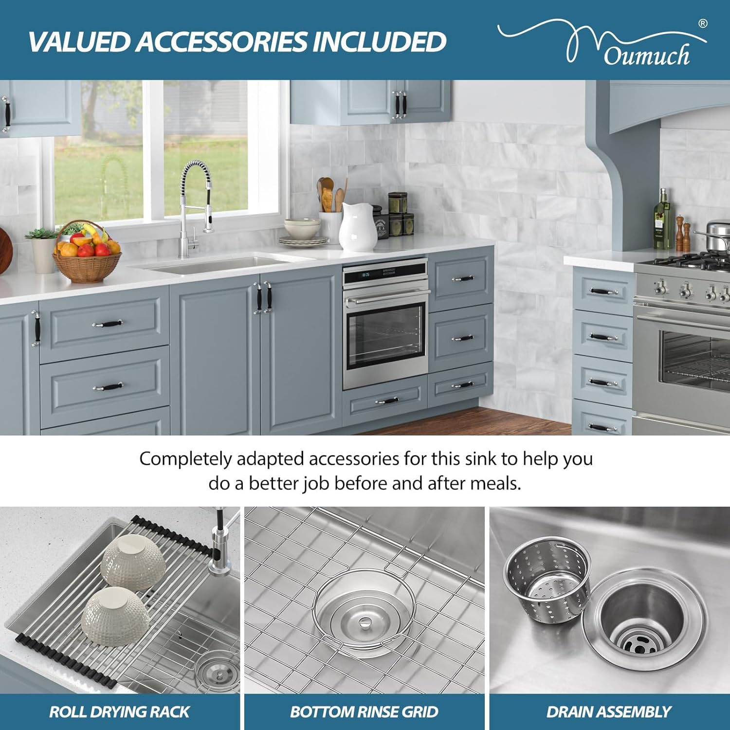 ②フランス Moulin Roty社 ＊ 木製キッチン コンロ 【セット販売