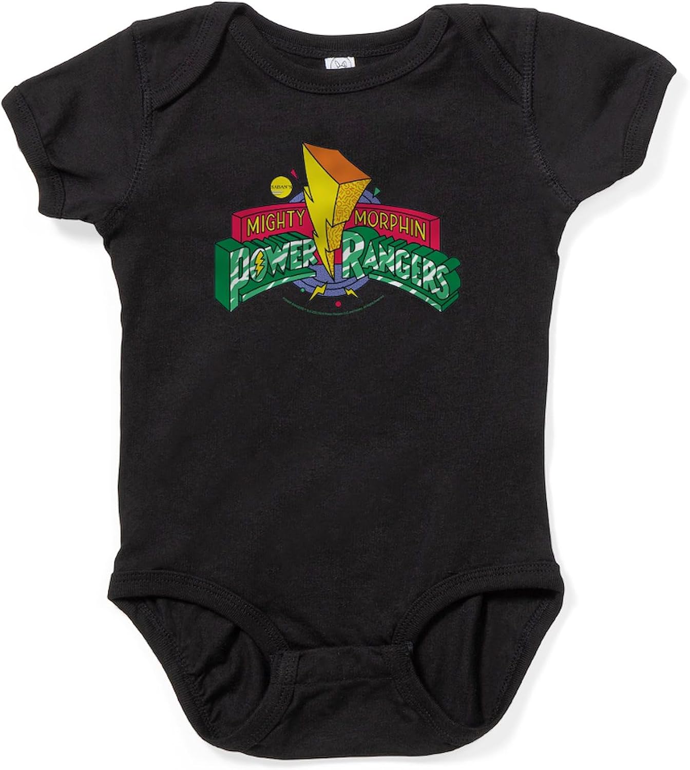 CafePress Mighty Morphin Power Rangers Logo Cute Infant Bodysuit Baby Romper