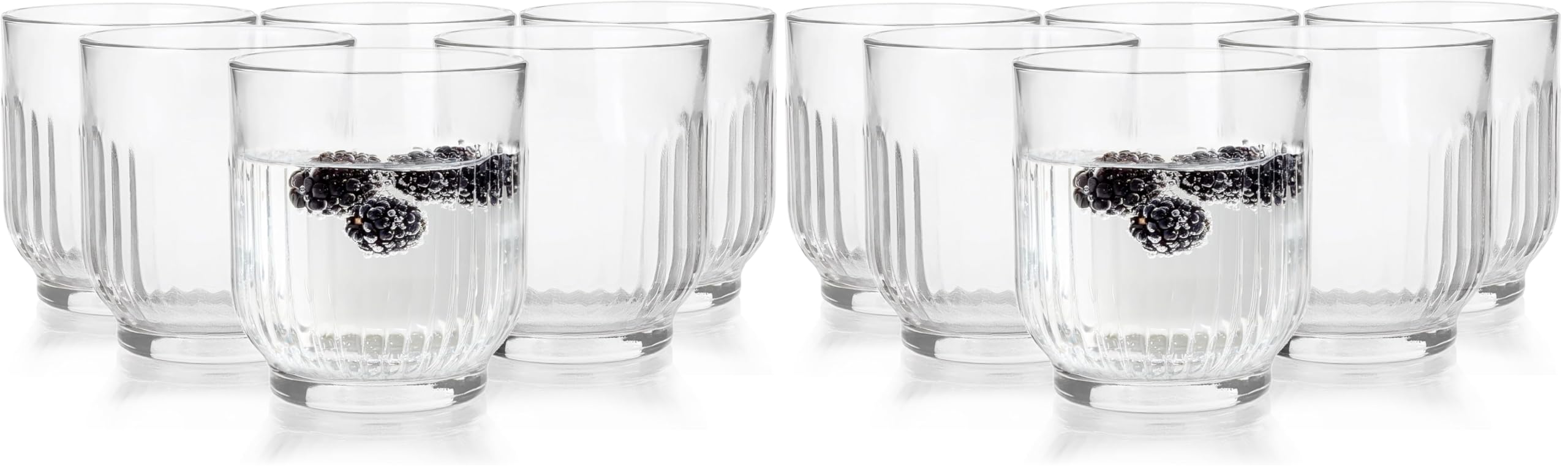 Cristal de zumo KROSNO 1992 juego de vasos de vidrio transparente de alta resistencia