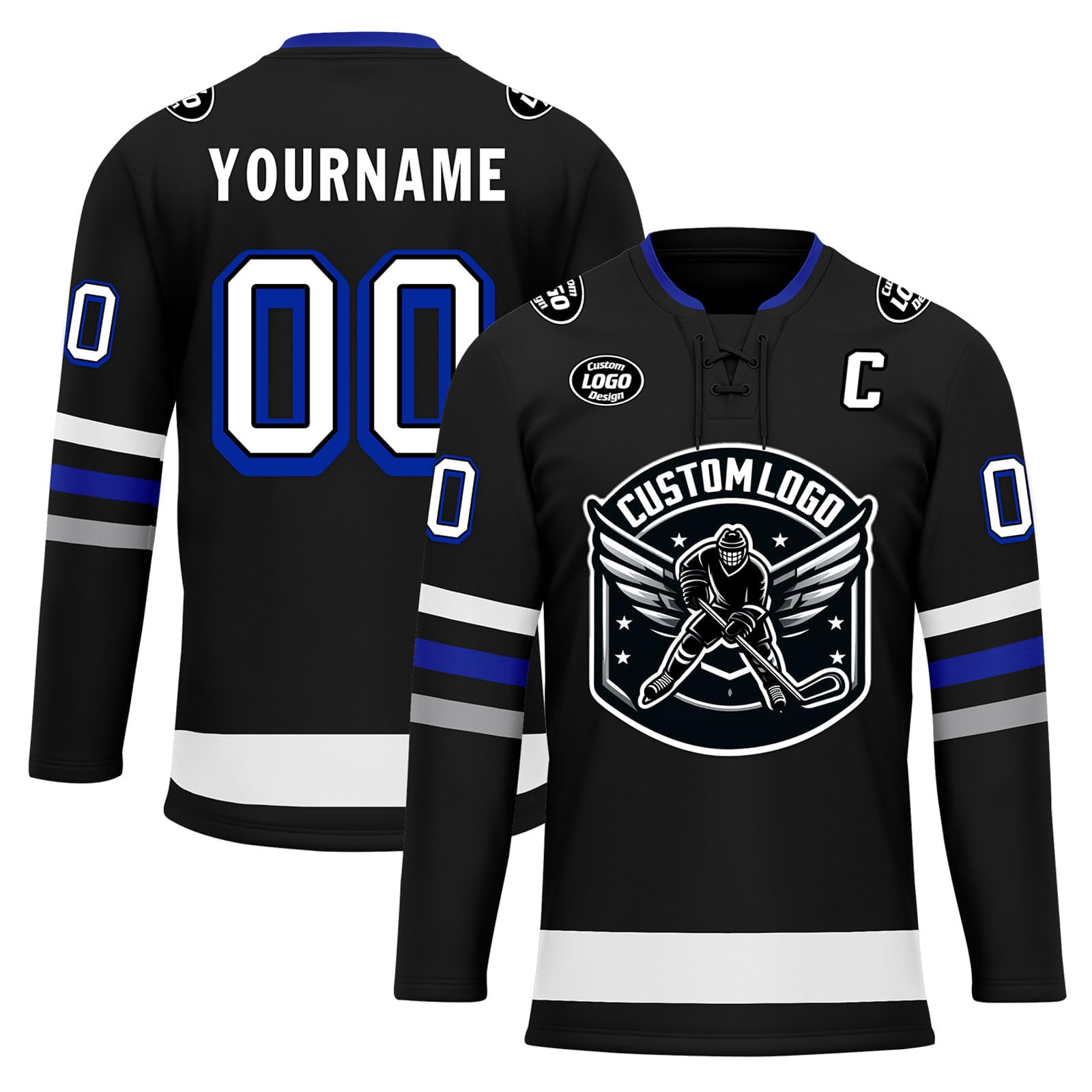 Custom Ice &amp; Field Hockey Jersey for Men Women Youth, Personalized Practice Training Team Uniform Sports Outfit