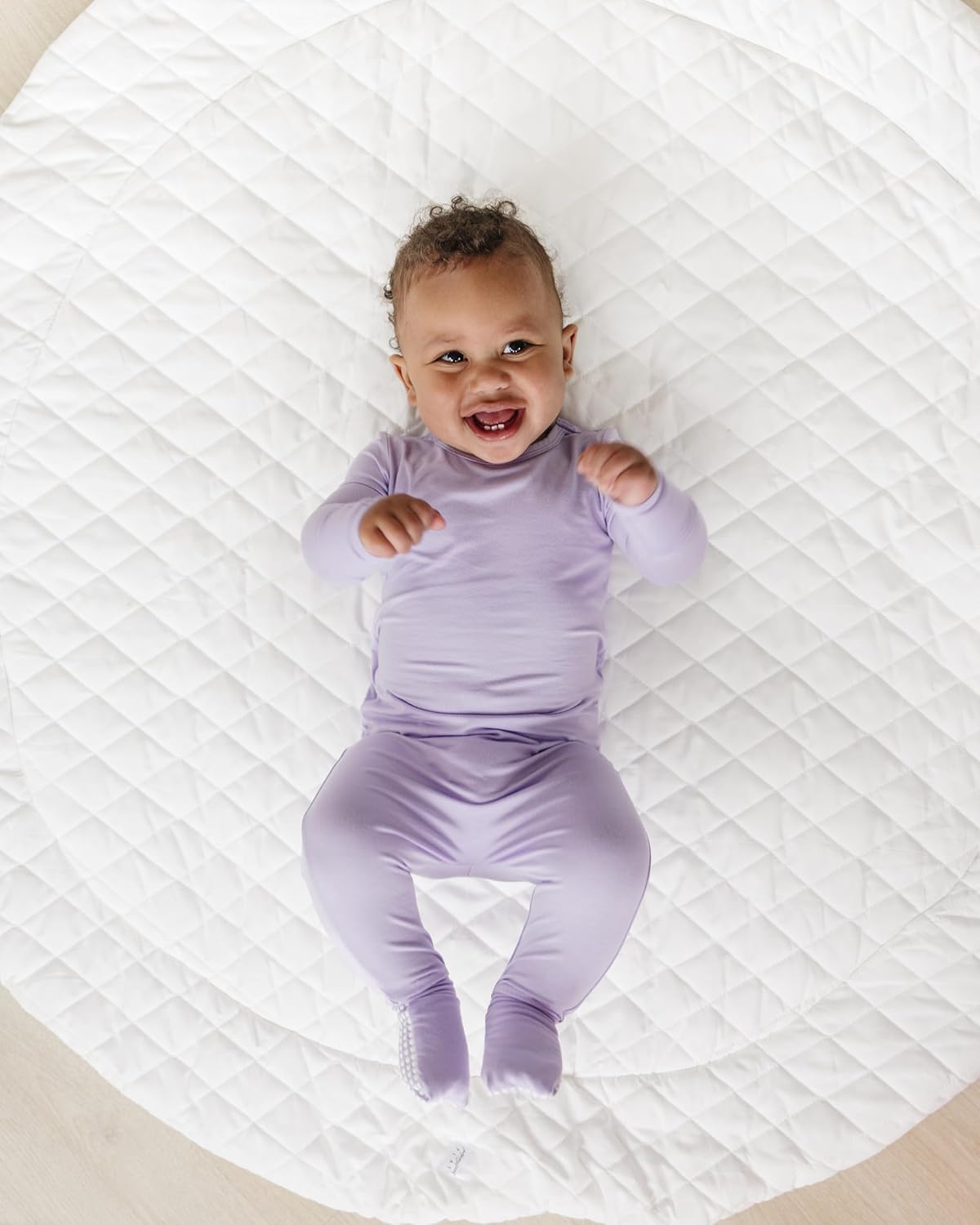 HUGH & HONEY SnugFlex™ Romper, Bamboo Viscose, Baby and Toddler Pajamas, No Zip with Convertible Hands and Feet Coverage - Image 6