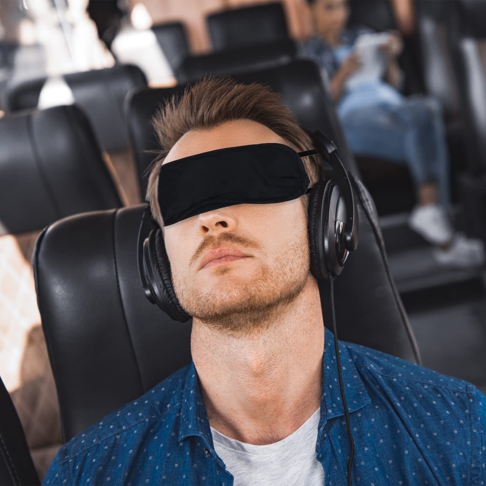 Confezione da 26 benda per gli occhi per il sonno, gioco da viaggio con naso