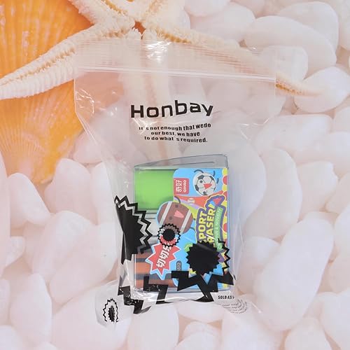 Miniatura 8 de Honbay 6 borradores largos con temática deportiva, para baloncesto, fútbol, fútbol, béisbol, tenis, voleibol, suministros escolares en casa o