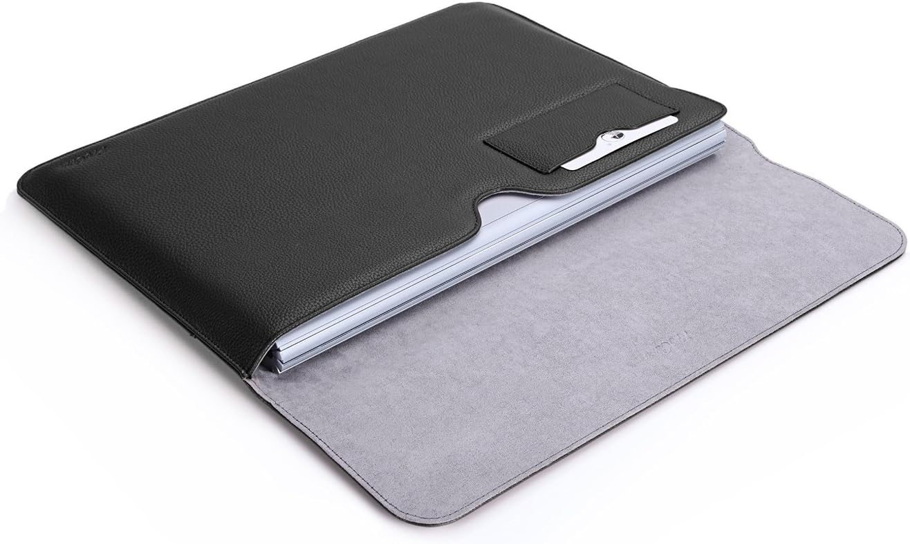 ProCase Surface Laptop 2017 / Surface Book MacBook Pro 13 Case Sleeve, Protective Sleeve Cover for 13" MacBook Pro 2018 2017 2016 / Pro Retina/MacBook Air 13.3" / Surface Book Tablet Laptop -Black