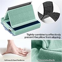 Vista 4 de KDD Tablet Pillow Stand, Multi-Angle Viewing Ipad Holder for Lap, Bed and Desk, Foldable Soft Pad Dock with Stylus Mount Compatible with Ipad Pro