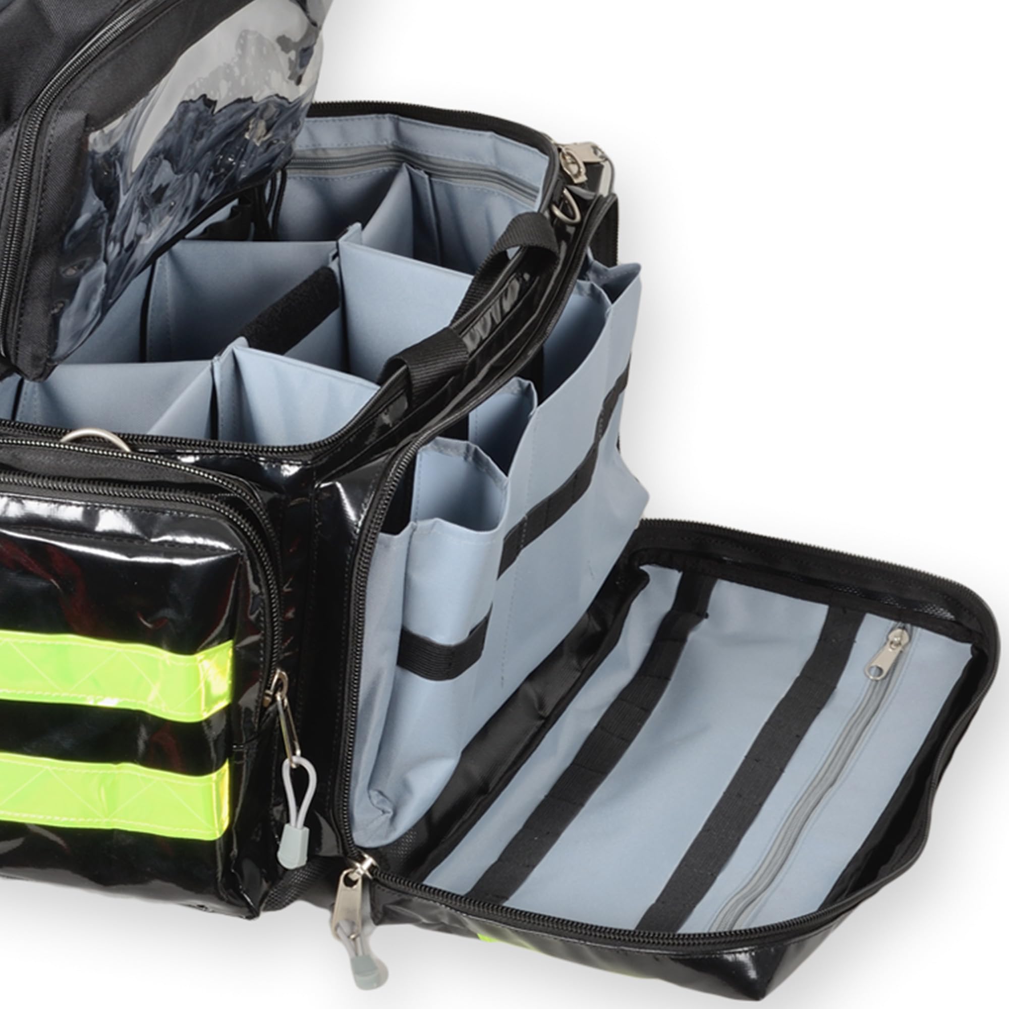 Sac Smart en PVC moyen noir pour sauveteurs, médecins, ambulanciers professionnels