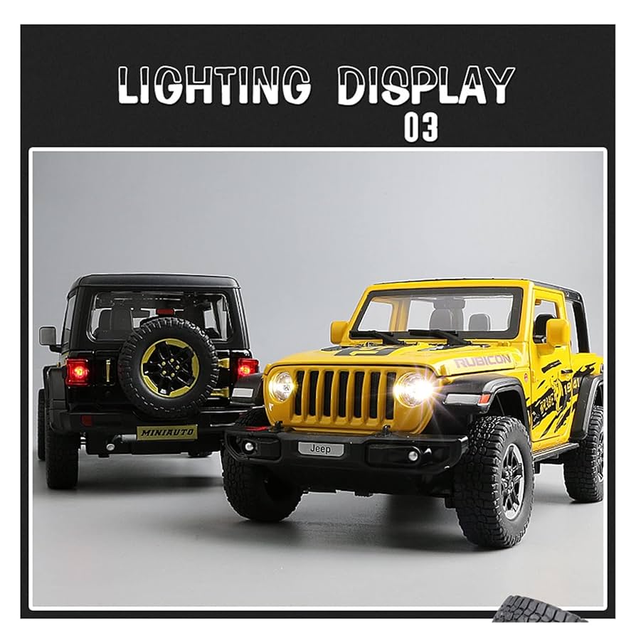Amazon.com: CHANGZHENZHEN Toy car Model 1:20 for Jeeps