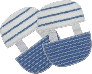 LIVINGTON Prime Steam Scrubber 2 Stück Mikrofaserpads | Zubehör | Spezial-Mikrofaser-Pads für den multifunktionalen 10-in-...