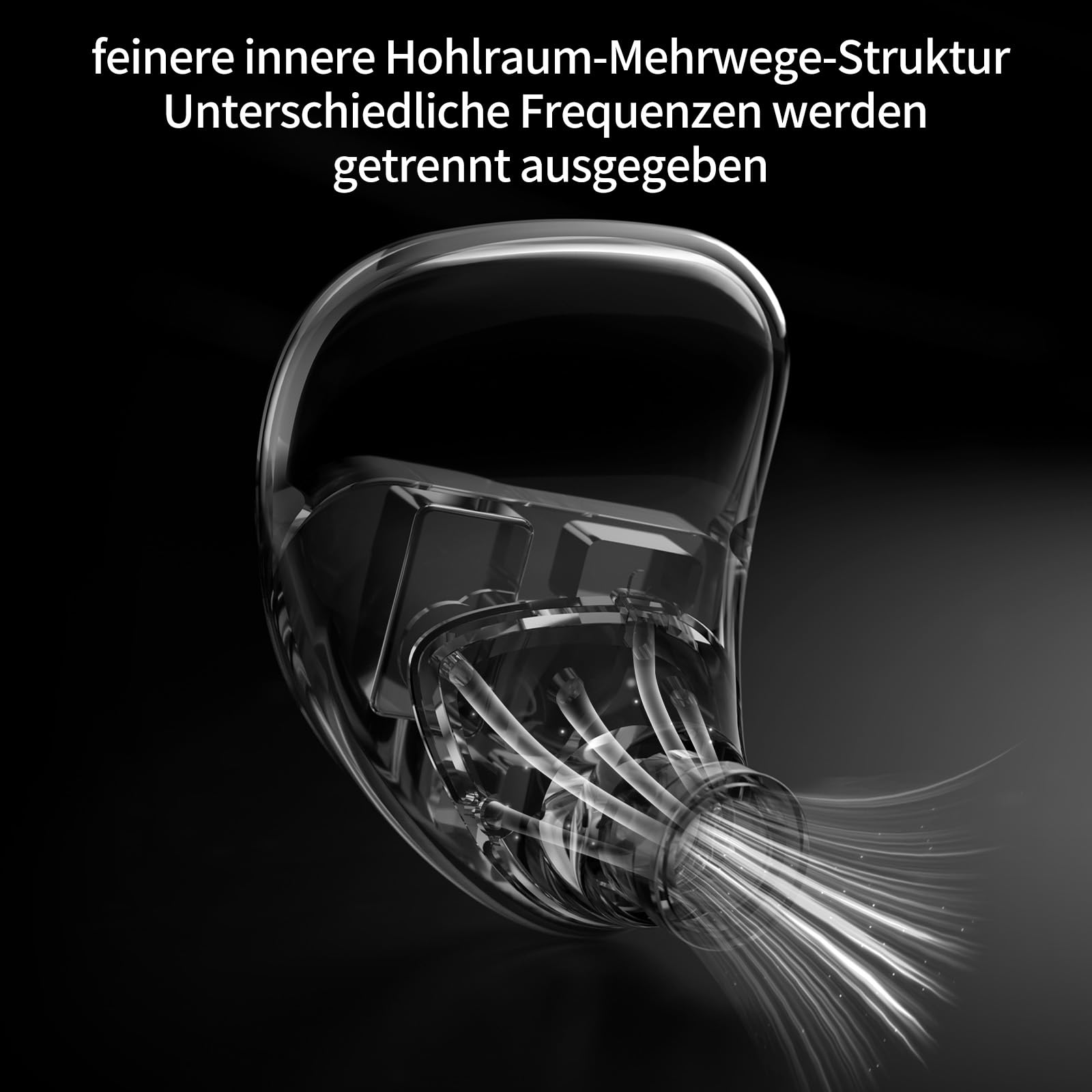 KZA COUSTICS KZ AM16 In Ear Monitor Kopfhörer mit 16 BA-Treibern, HiFi IEM mit klarem Stereoklang über alle Frequenzen, Gaming Ohrhörer mit Abnehmbarem Versilbertem OFC-Kabel für Musiker Audiophile
