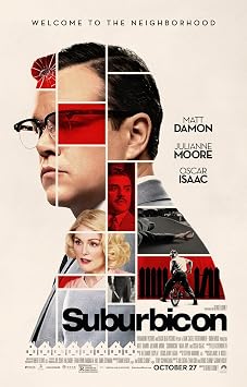 Movie Poster SUBURBICON 2 Sided ORIGINAL FINAL 27x40 COEN BROTHERS MATT DAMON