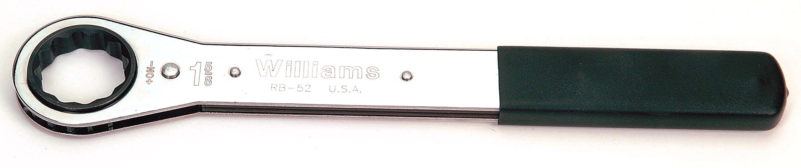 Williams RBM-22 Single Head Ratcheting Box Wrench, 22 Millimeter