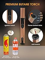 Vista 7 de Kit de ahumado para whisky de 27 piezas - 16 astillas de madera, moldes para bolas de hielo, kit de infusor para ahumado de cócteles, kit de ahumado