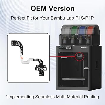 Bambu P2S押出機ギアアセンブリ用 P2シリーズフィラメントセンサー用 BambuLabツールヘッドハウジング3Dプリンターフィラメントセンサーに対応