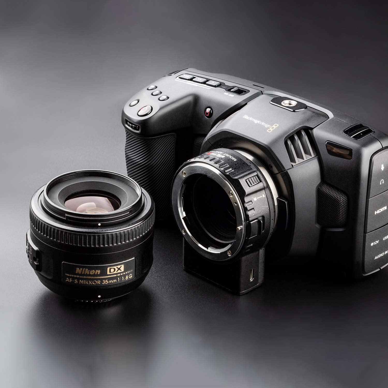 Adapter Autofocus VILTROX NF-M1 per Nikon F su M4/3 Camere - Dettaglio