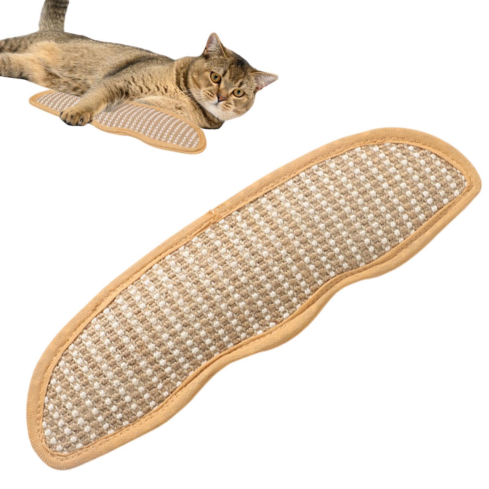Cojín de sisal para gatos y gatitos juguete de movimiento para sofá y salón