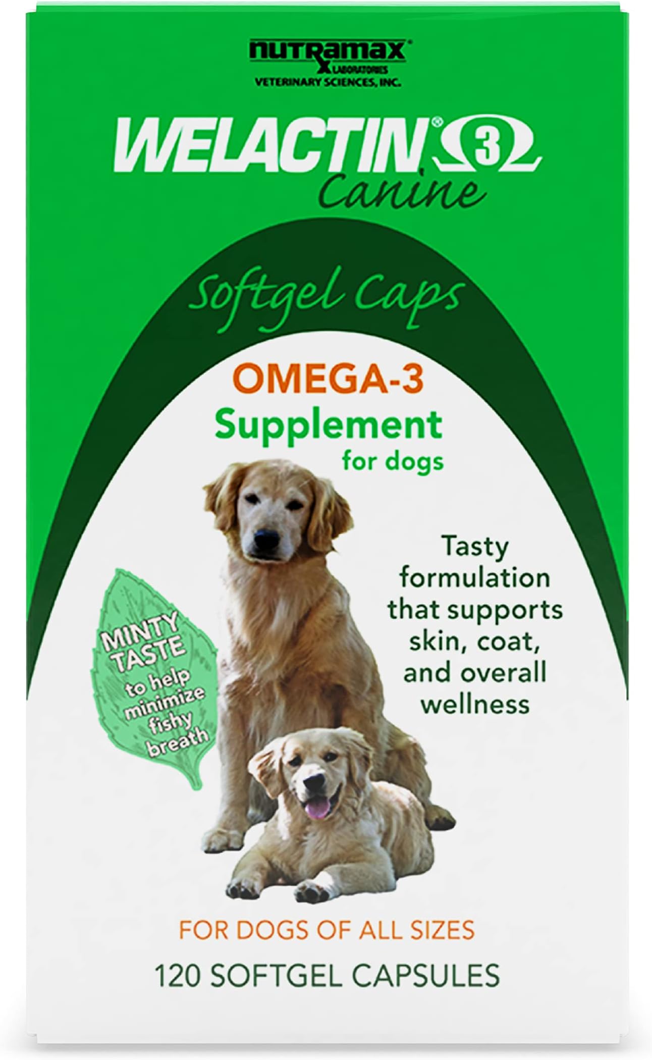 Omega Fatty Acid For Medium Breed Dogs 60ct 2 Pack Pet