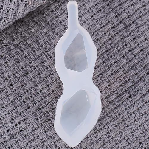 Miniatura 7 de Moldes de resina para péndulo collares colgantes moldes de resina para fundición hechos a mano manualidades moldes de joyería de cristal epoxi