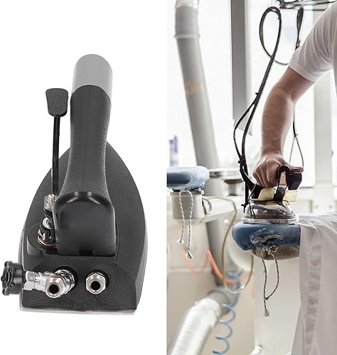 Miniatura 4 de GLOGLOW Plancha de vapor, plancha de vapor a presión profesional, plancha de vapor de distribución uniforme del calor para ropa, incluso equipo de