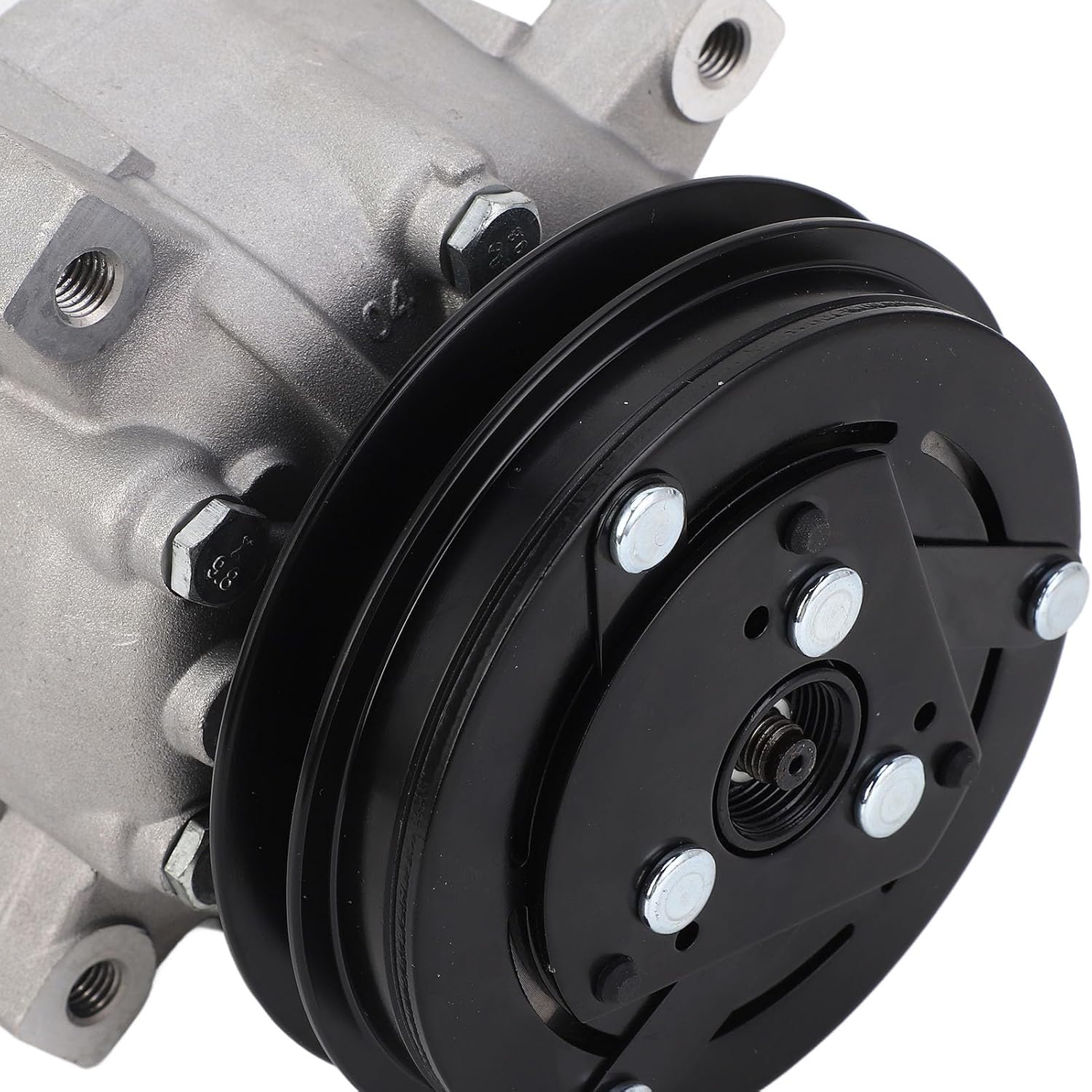 Excavator Air Conditioning Compressor Heavy Duty Alloy Steel 700651 AC Compressor Replacement Direct Fit for DH55 DH60 12V Excavators