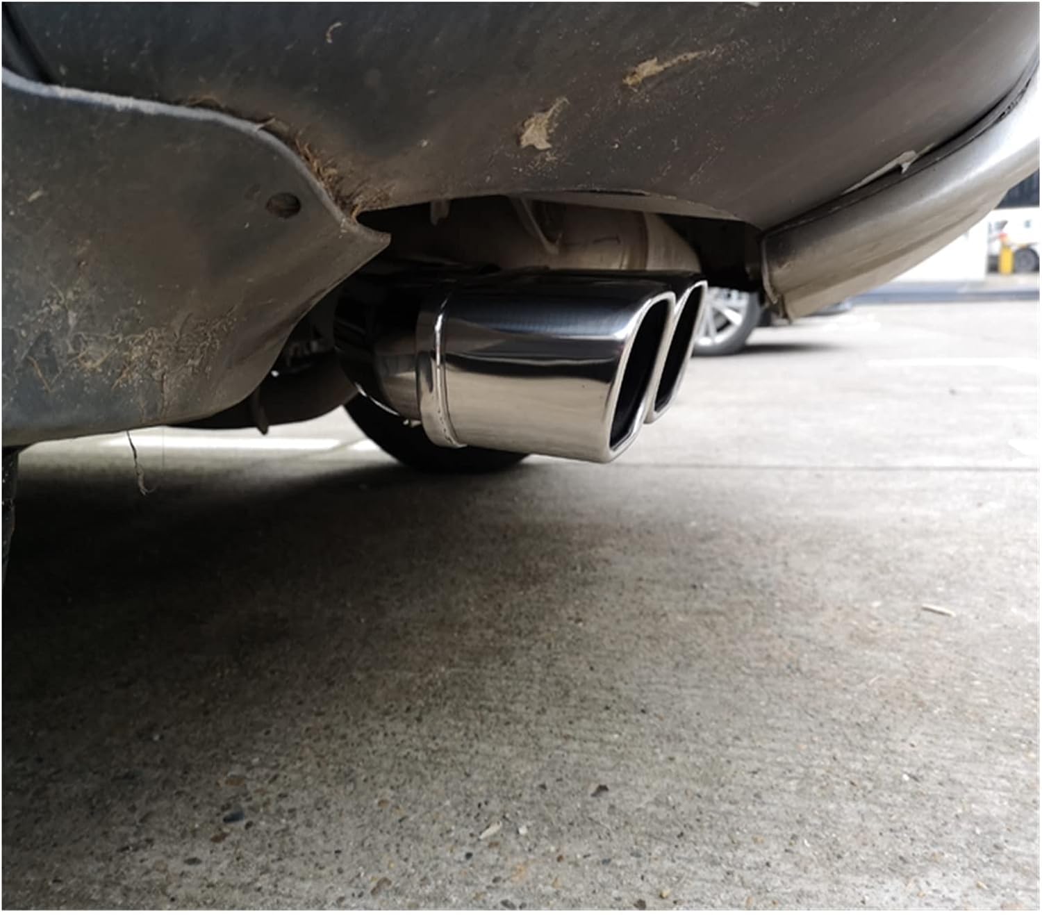 Terminale di Scarico del Tubo di Scarico per Nissan Qashqai J10 2009-2015,Gola di Scarico Silenziatore Tubo di Scarico Gola di Coda Decorazione per Auto