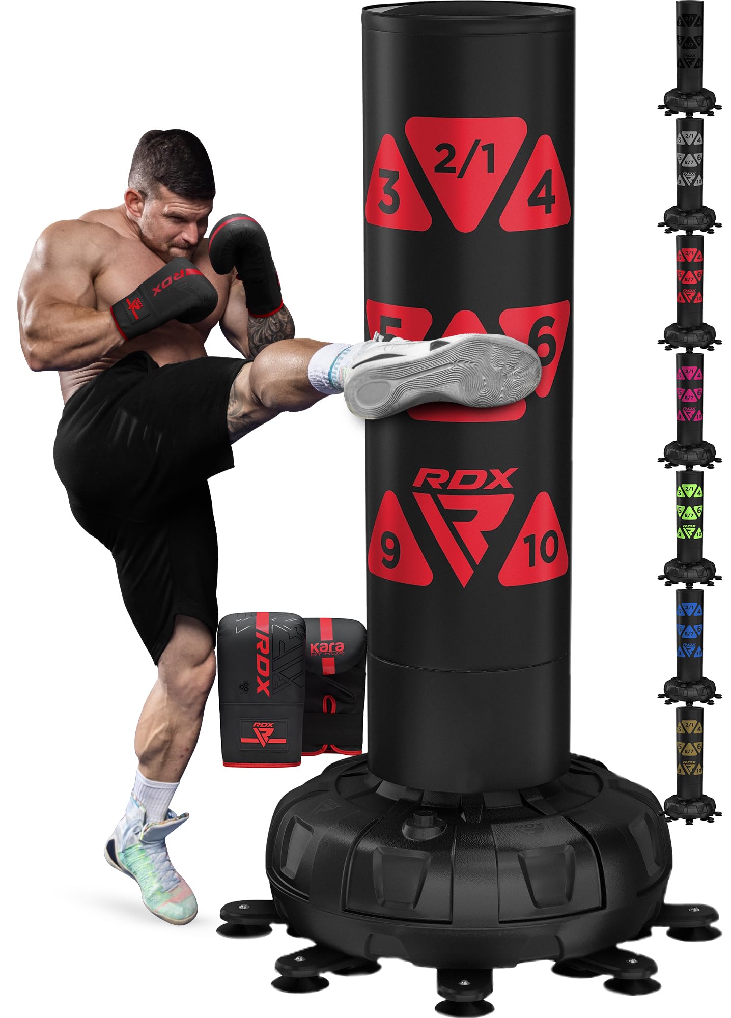 Rdx Punching Bag With Stand And Gloves Wavemaster Punching Bag RDX
