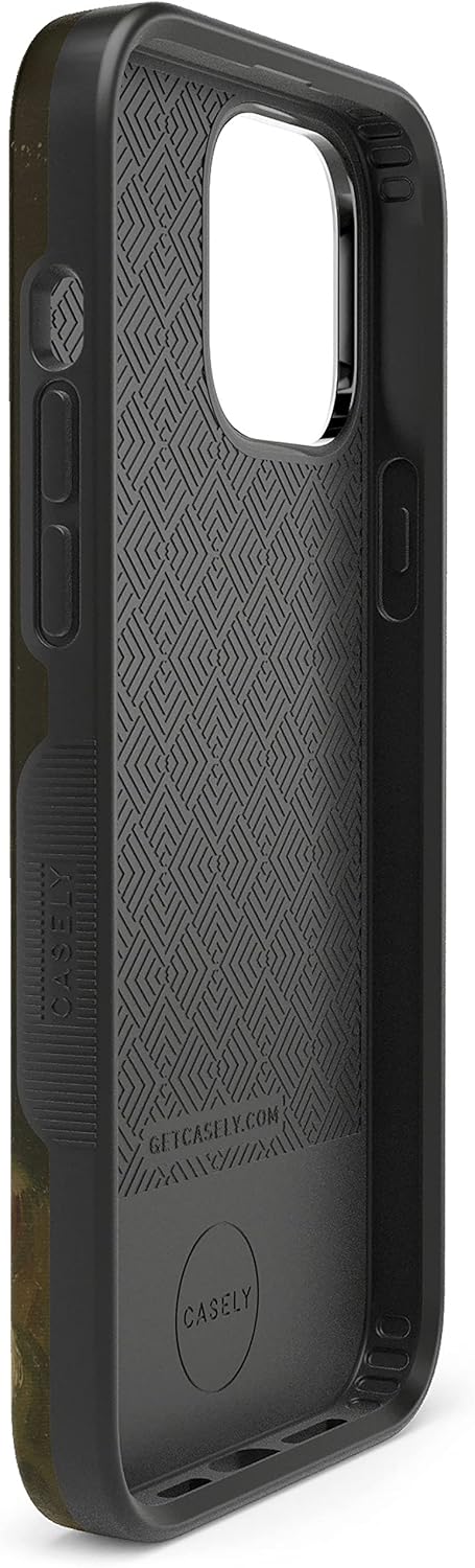 Casely iPhone 14 Pro Max Case | Van Gogh | Skull of a Skeleton with Burning Cigarette | Bold Protective Design | Compatible with MagSafe