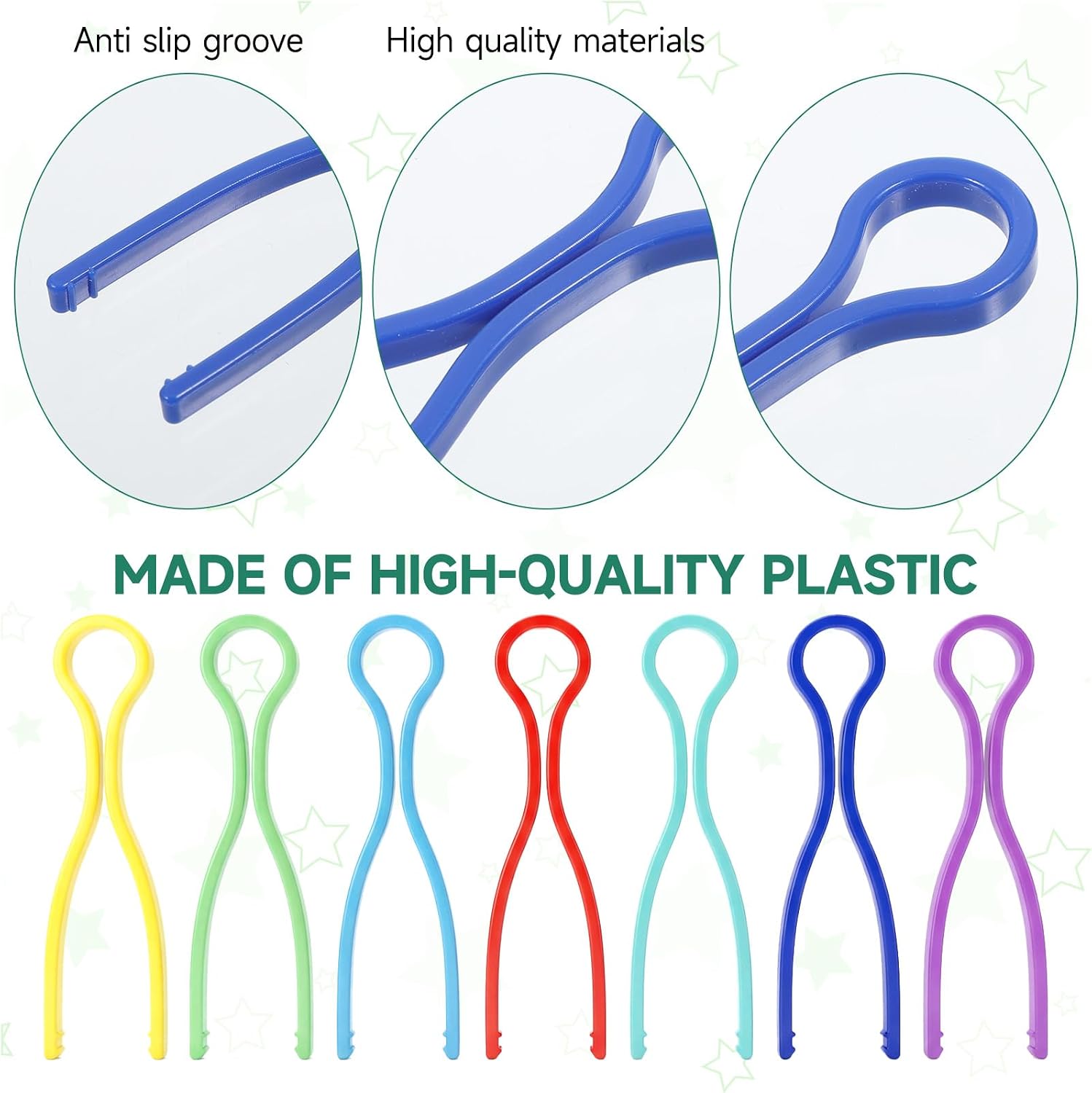Axafazup 50 PCS Bobbin Thread Holder Clips, Thread and Bobbin Organizer, Plastic Bobbin Clips for Craft Embroidery Quilting Supplies, Multi-Color