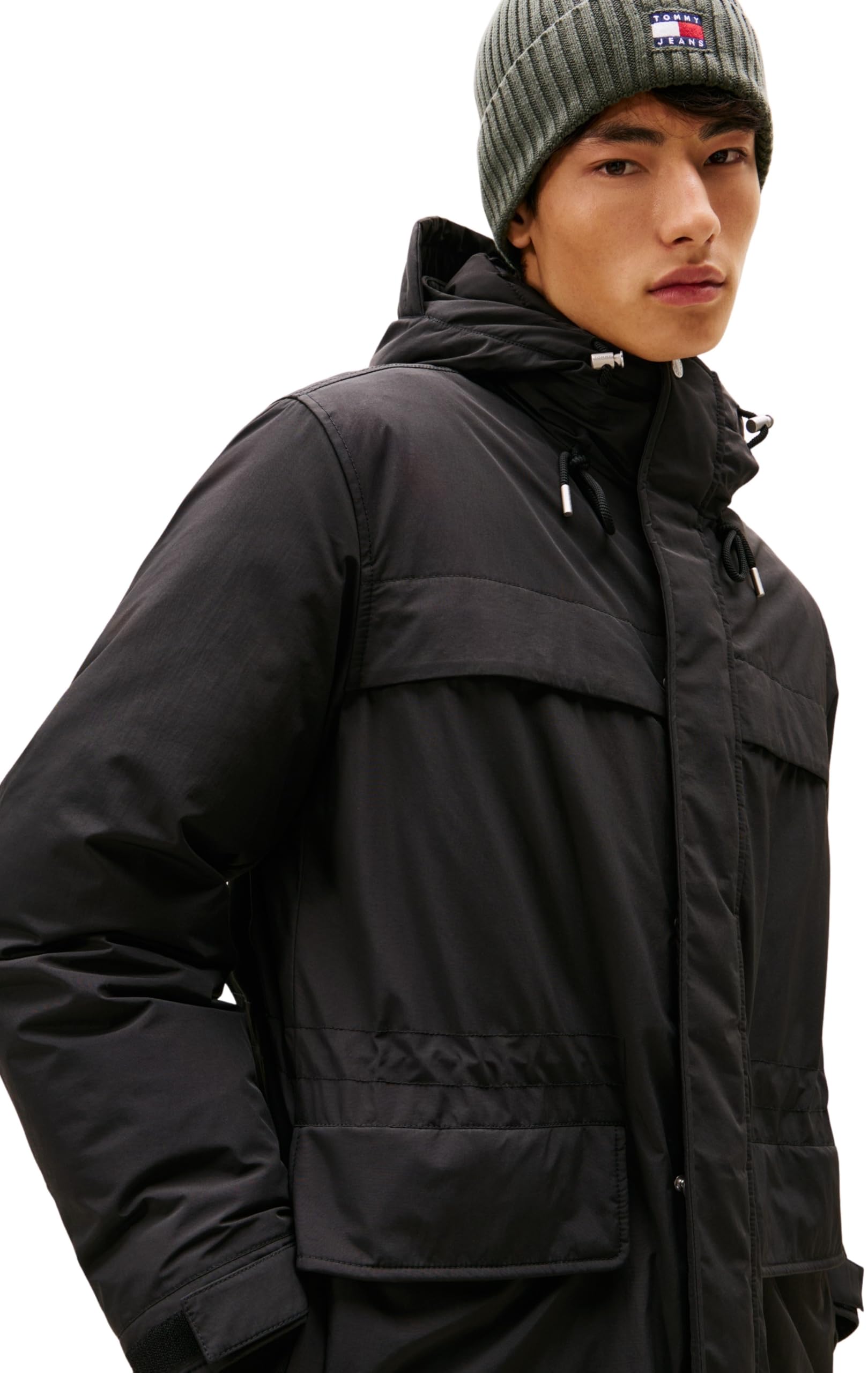 Tommy Jeans Tjm City Ready Parka Dm0dm22251 Parka Homme (lot de 1)