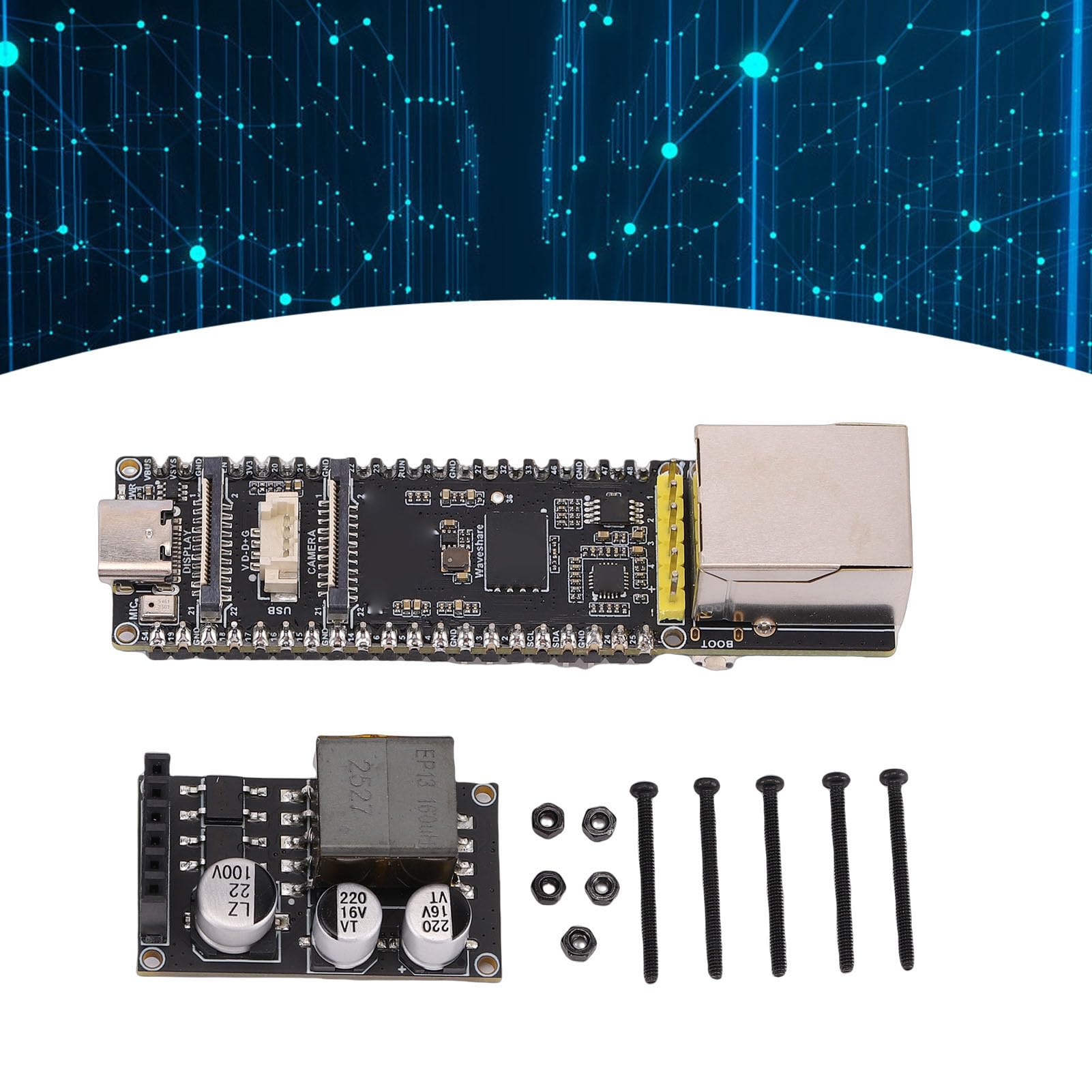Annadue PoE Development Board con Porta Ethernet e Modulo PoE