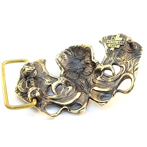 Miniatura 2 de Cthulhu belt buckle, Handmade Davy Jones solid brass belt buckle