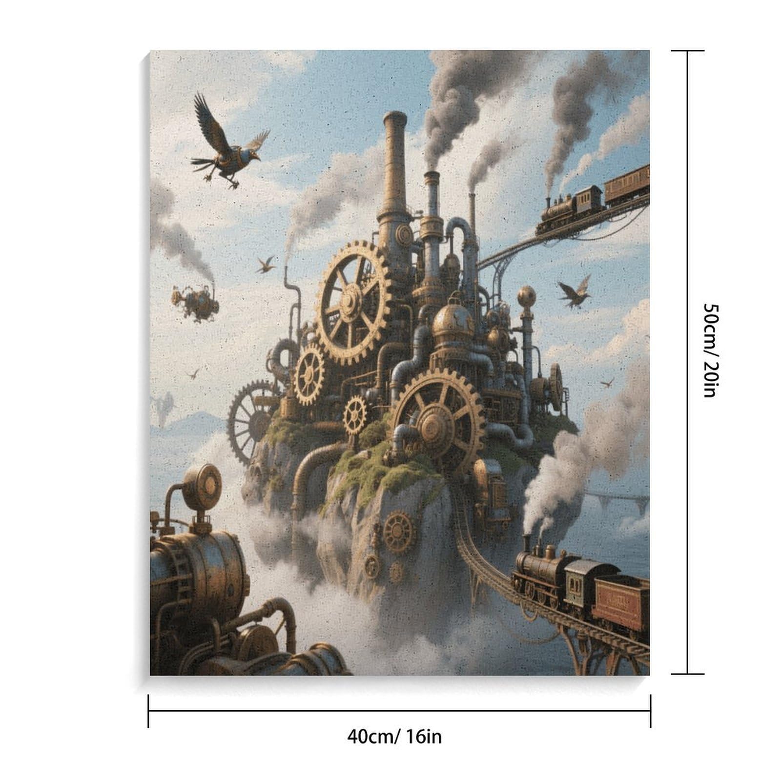 KOAYUBFC Malen-nach-Zahlen-Set für Erwachsene, Anfänger, Erwachsene, Malen-nach-Zahlen-Kits auf Leinwand, Acryl-Ölfarben, Gemälde mit Pinseln als Geschenk, Wanddekoration