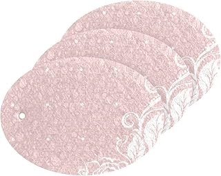 MAOBLYR Quick Absorption Household Cleaning Sponge,Double-Sided Reusable3.54x2.56In,Kitchen Tableware Multi-Purpose Cleaning 3 Sets-Light Pink Rose