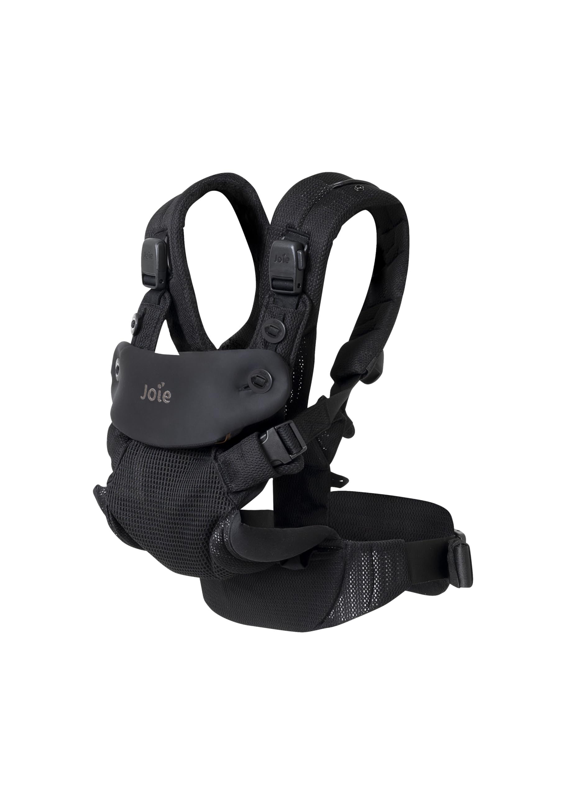 Joie savvy™ air marsupio 4in1 – 4 modalità di trasporto con supporto per schiena e testa, fibbie magnetiche, design leggero – dalla nascita ai 3 anni (3,5–15 kg), coal