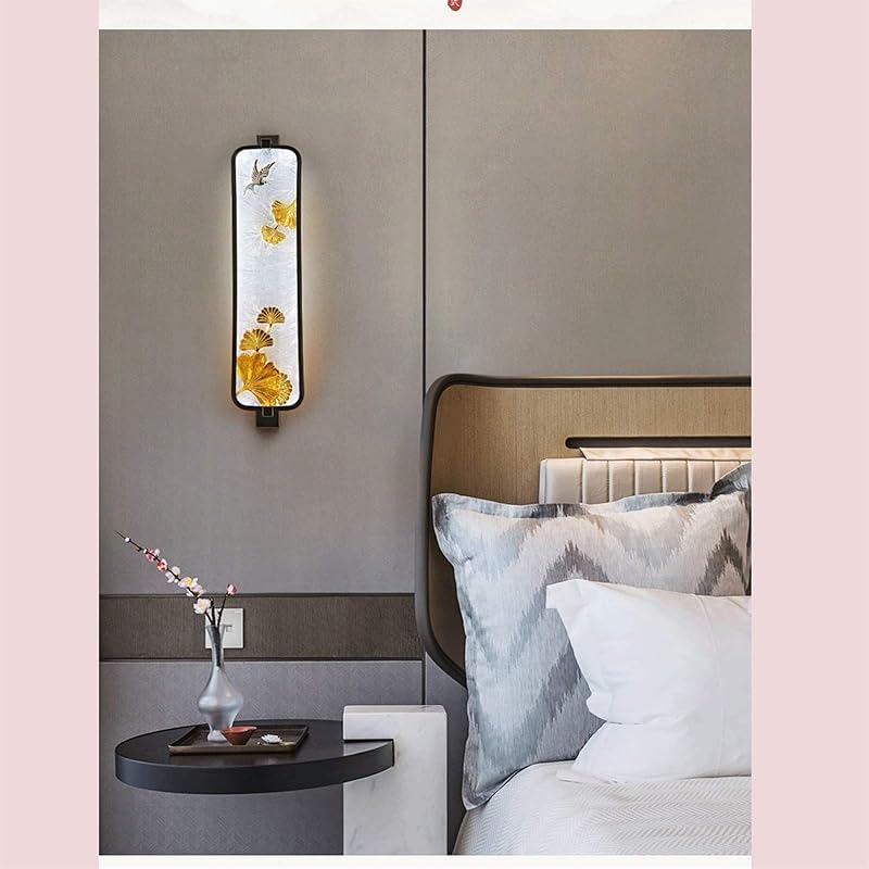 創造的なアメリカの近代的なミニマリストの壁ランプの寝室のベッド