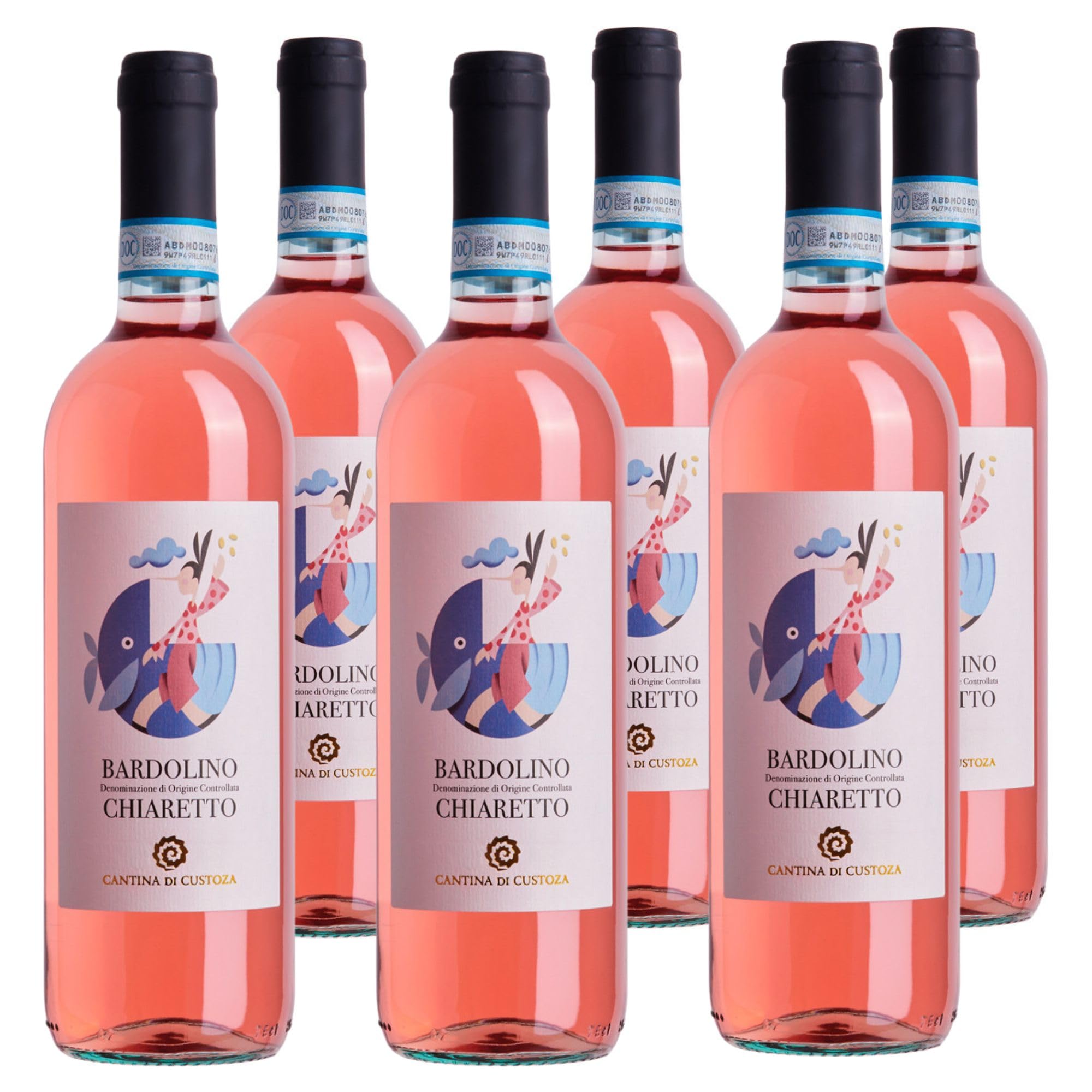 Cantina di Custoza - Chiaretto Bardolino DOC I Classici 6x 0,75 l - Vino rosato
