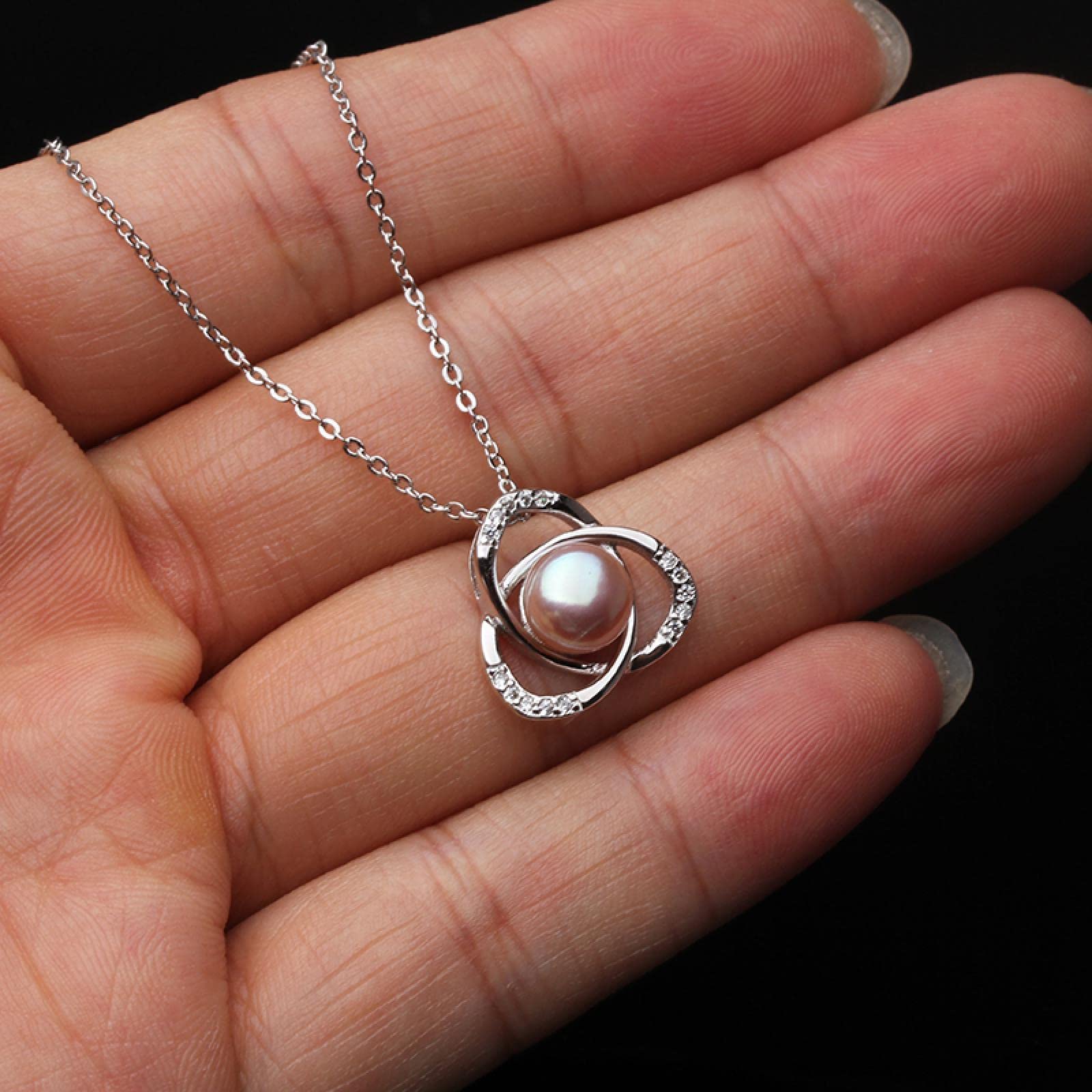 Perlenohrringe Damen Ohrringe Ohrstecker Schmuck Mädchen Geschenke Ohrhänger Echte Süßwasserperle Halskette Ohrring Set Für Frauen Weiß Schwarz Naturperle Set Feiner Schmuck Jubiläumsg
