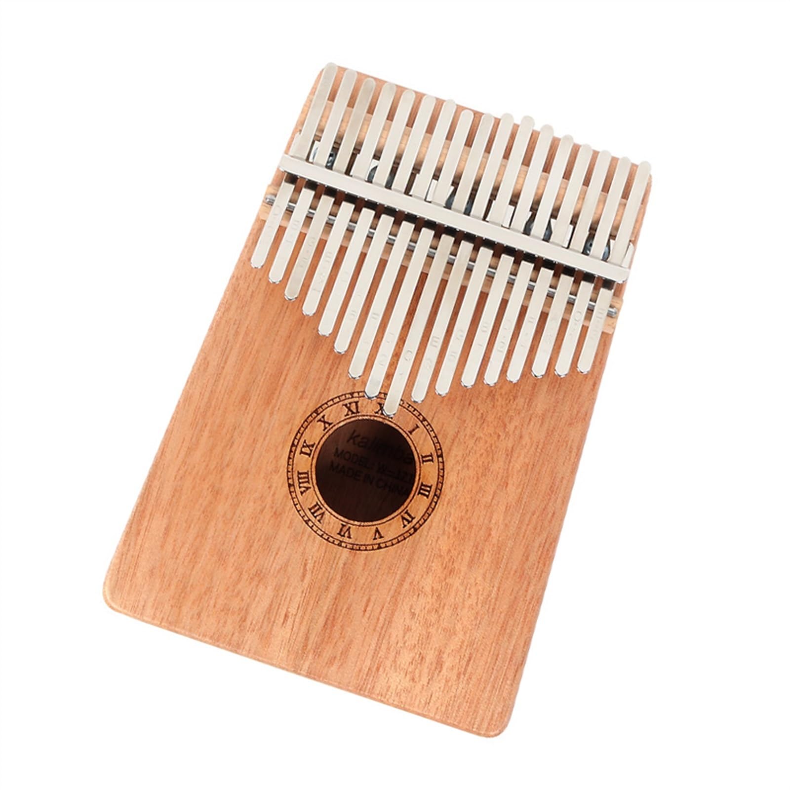 Finger Piano Kalimba 17-Ton-Daumenklavier Aus Mahagoni Fingerklavier Kalimba Afrikanisches Doppelfingerklavier