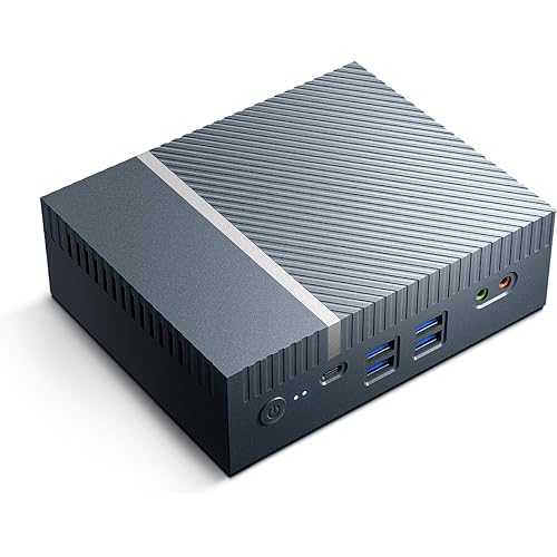 Mini PC i9 13900H 32GB DDR5 RAM 1TB PCIE 4.0 SSD 14Cores 20Threads 5.4GHz Max, Win 11 Pro Desktop Gaming Computer with Thunderbolt 4/Quad Display/2x 2.5G LAN/WiFi 6/BT 5.0/Auto Power On