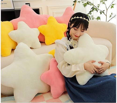 Miniatura 4 de JINGHUIYAOXI Almohada de estrellas súper suave y bonita almohada de felpa para dormir, decoración de la oficina en el hogar, 15.7 in (15.7